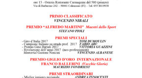 44° Giglio d’Oro a Vincenzo Nibali vincitore per la sesta volta del premio